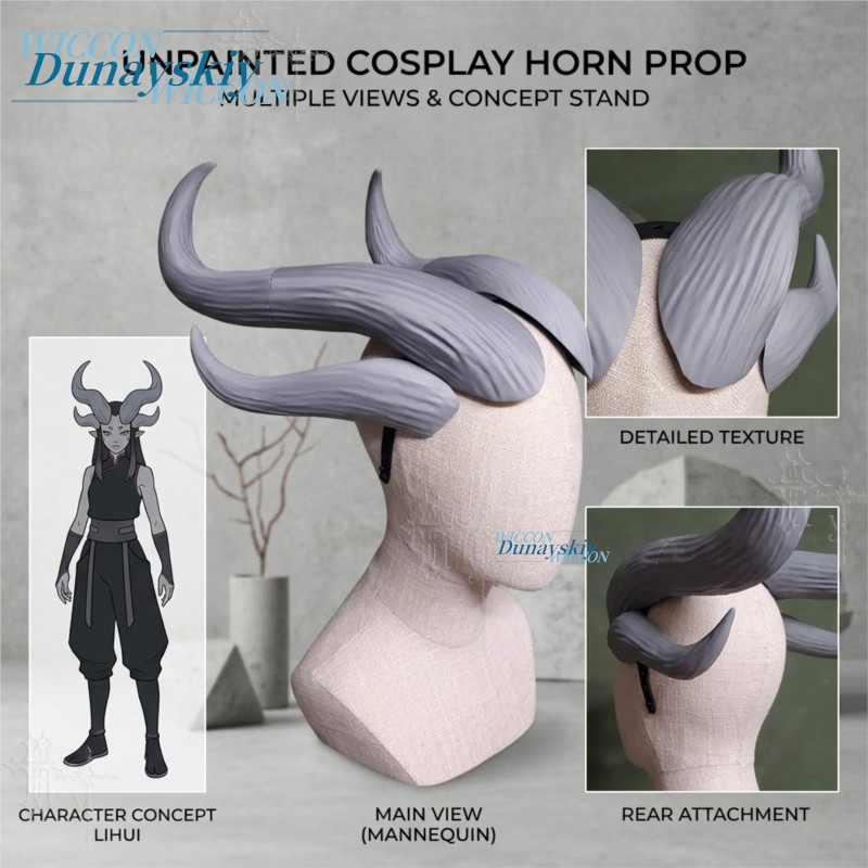 Curved Four Horned Demon Headb – Party Games Stream Bewertung und Preis