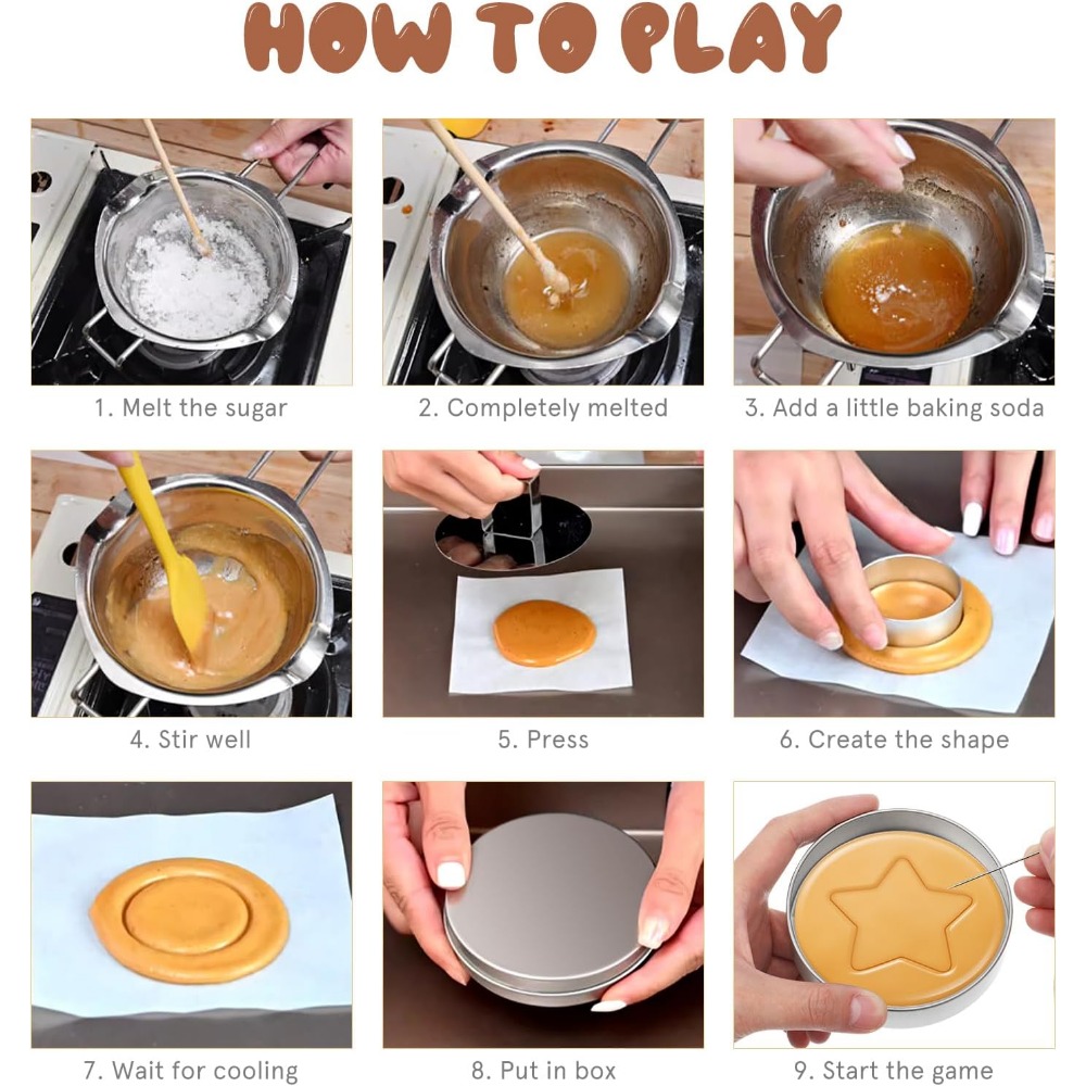 4pcs/set Korean Sugar Cookie M – Party Games Kid Friendly Bewertung und Preis