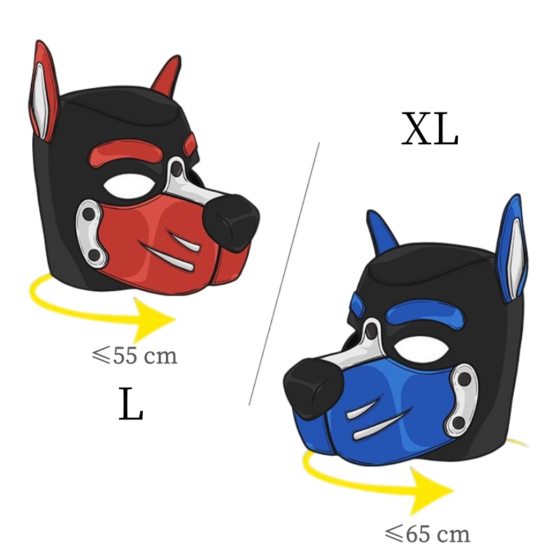 Erotic Colorful Dog Hood Mask  – Party Games Shop Bewertung und Preis