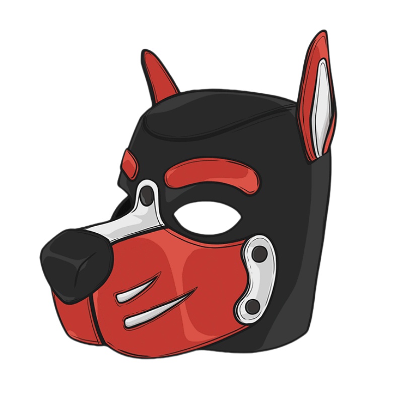 Erotic Colorful Dog Hood Mask  – Party Games Shop Bewertung und Preis