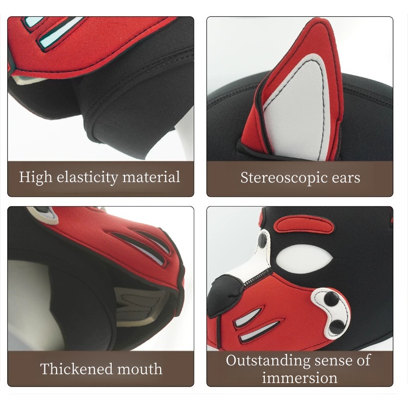 Erotic Colorful Dog Hood Mask  – Party Games Shop Bewertung und Preis