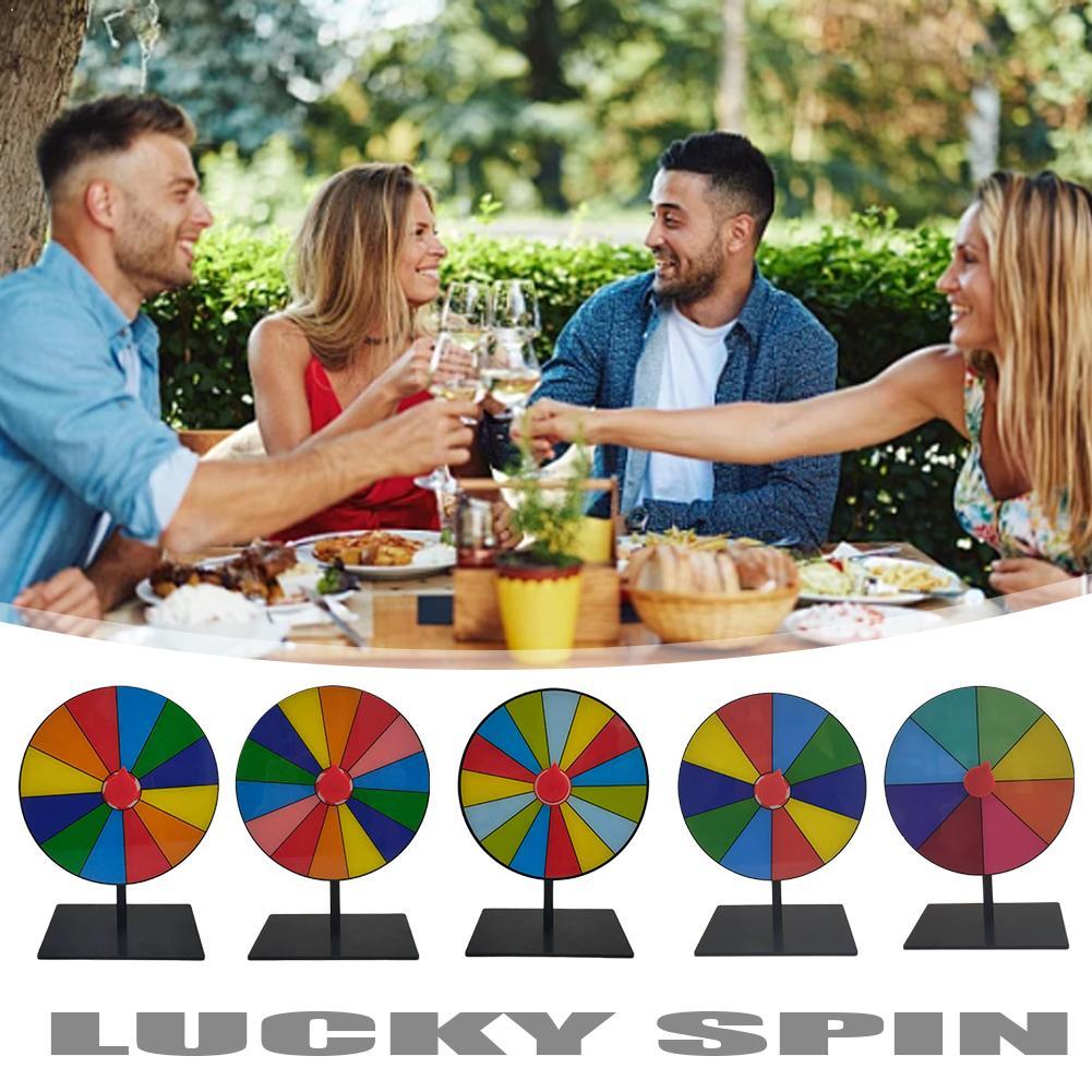20cm Tabletop Prize Wheel Colo – Party Games Spin The Wheel Bewertung und Preis