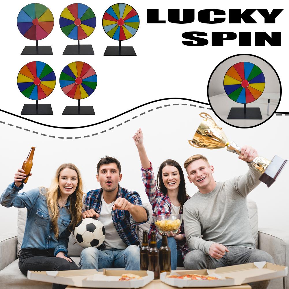 20cm Tabletop Prize Wheel Colo – Party Games Spin The Wheel Bewertung und Preis