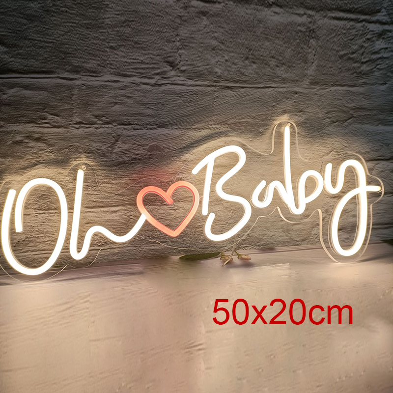 Oh Baby Neon Sign Love Heart L – Party Games Shop Bewertung und Preis