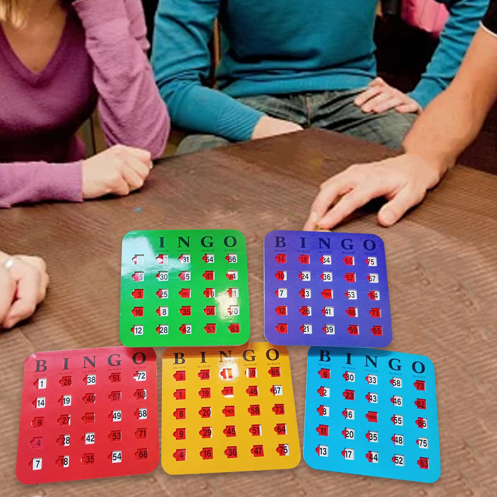 5 Pieces Large Print Bingo Car – Party Games Easy Bewertung und Preis