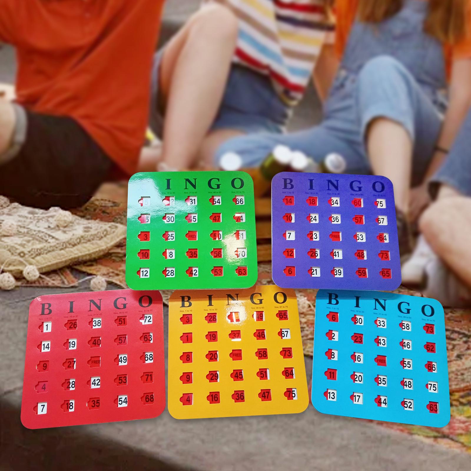 5 Pieces Large Print Bingo Car – Party Games Easy Bewertung und Preis