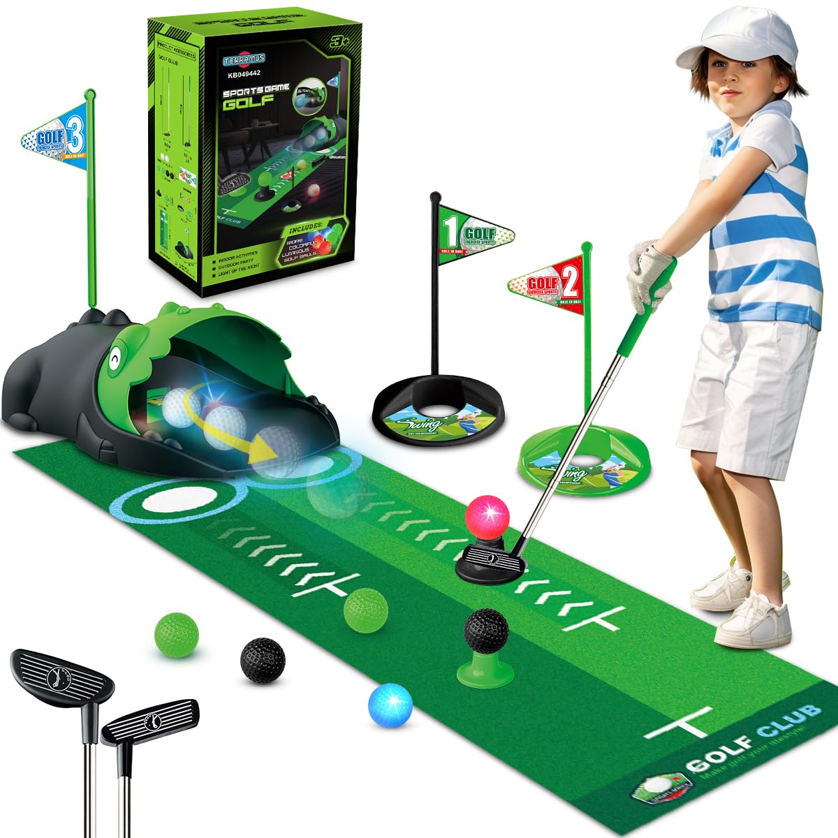 Kids Toy Golf Club Set with  L – Cornhole Board Set Bewertung und Preis