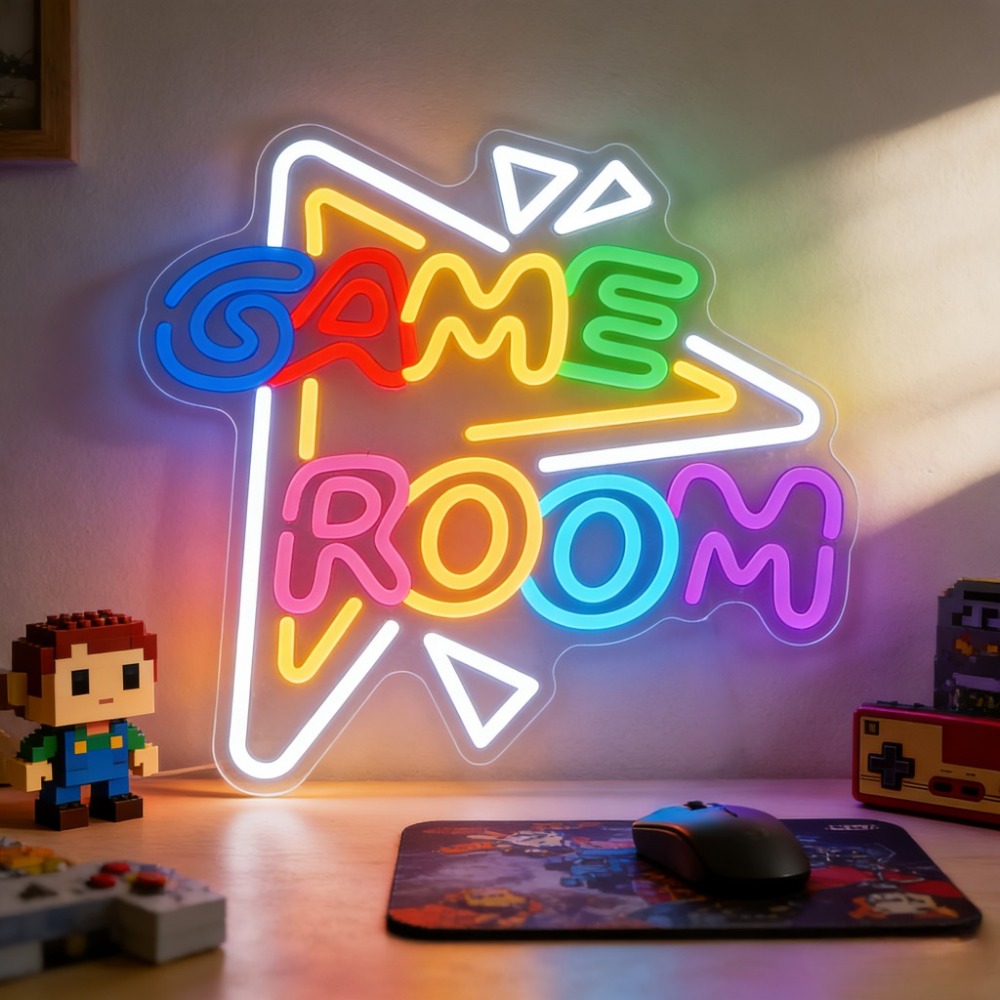 GAME ROOM LED Neon Sign Dimmab – Party Games Stream Bewertung und Preis