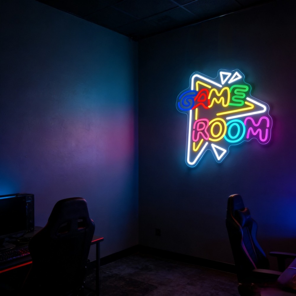 GAME ROOM LED Neon Sign Dimmab – Party Games Stream Bewertung und Preis