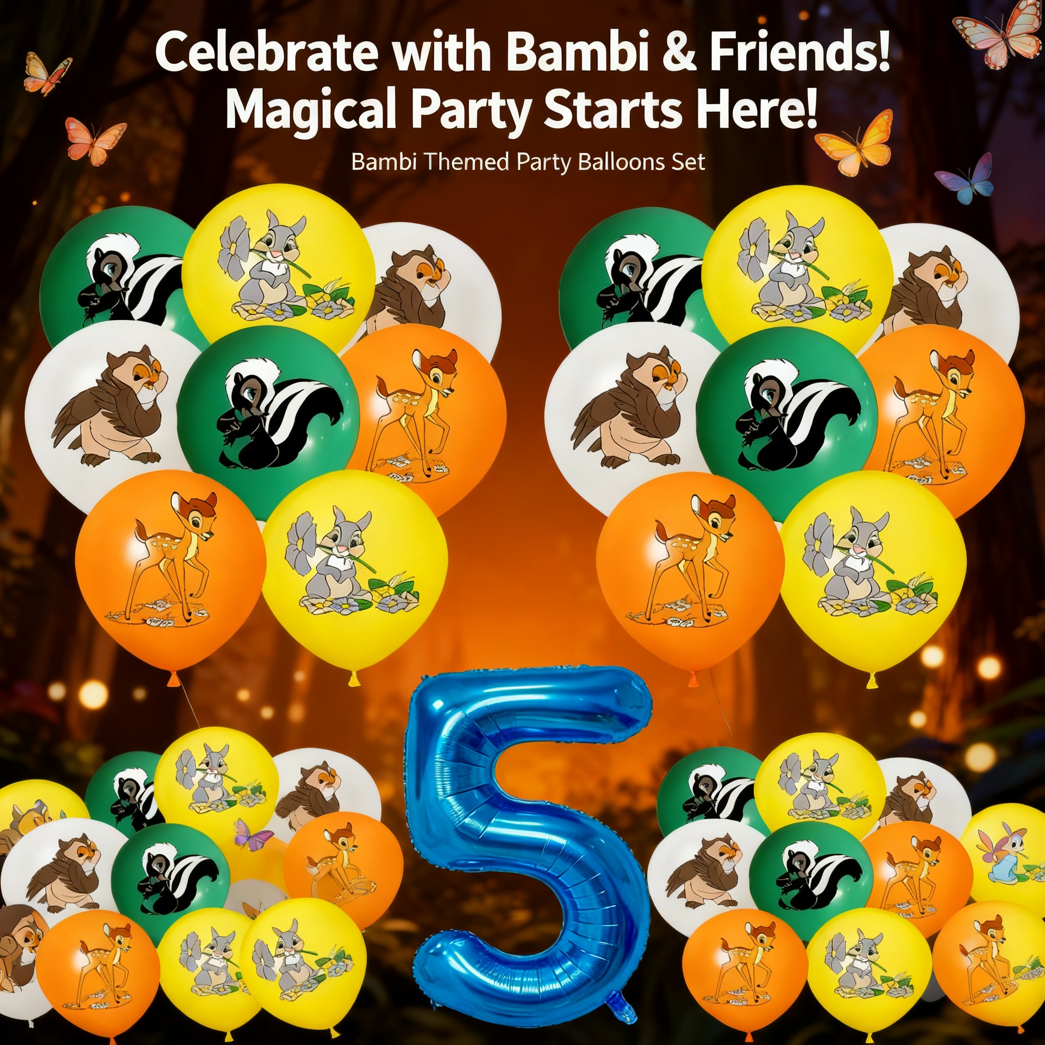 Bambi Forest Pet Deer Birthday – Party Games Questions Bewertung und Preis