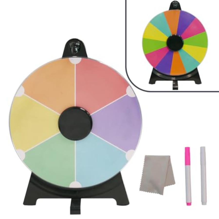 12 Inch Spinning Prize Wheel w – Party Games Spin The Wheel Bewertung und Preis