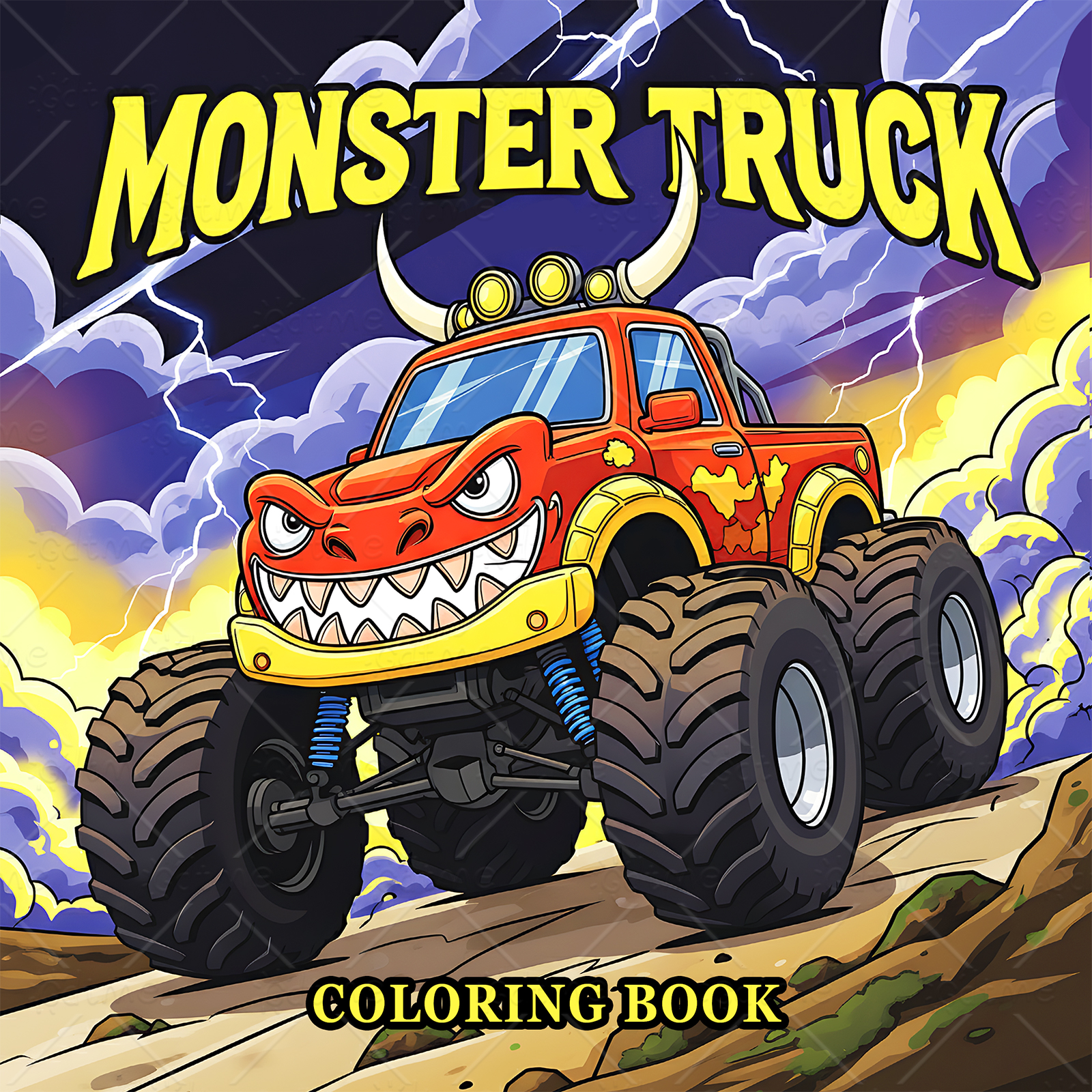 MONSTER TRUCK Coloring Book fo – Party Games Quiz Bewertung und Preis