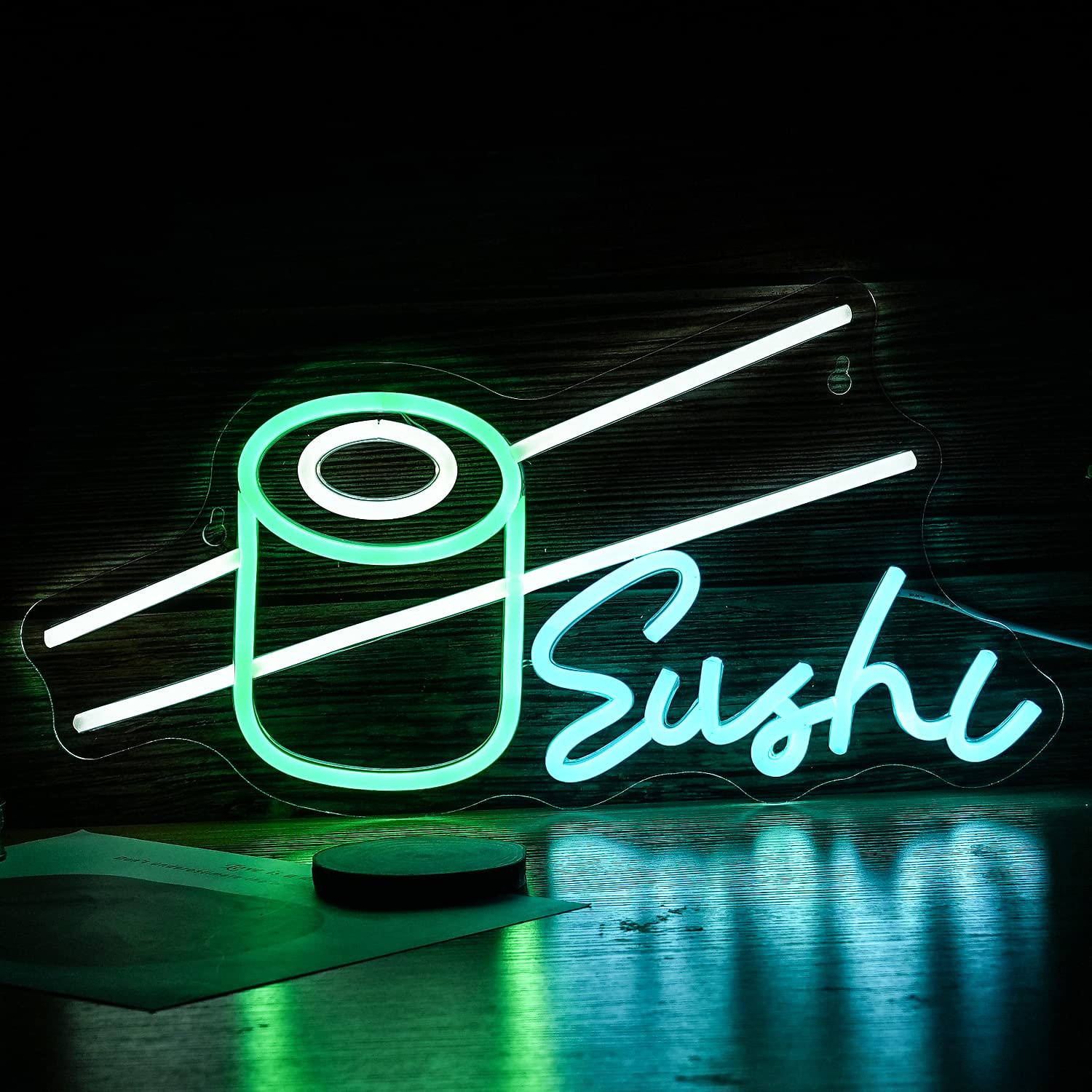 Sushi Neon Sign Bar Wine Glass – Party Games Shop Bewertung und Preis