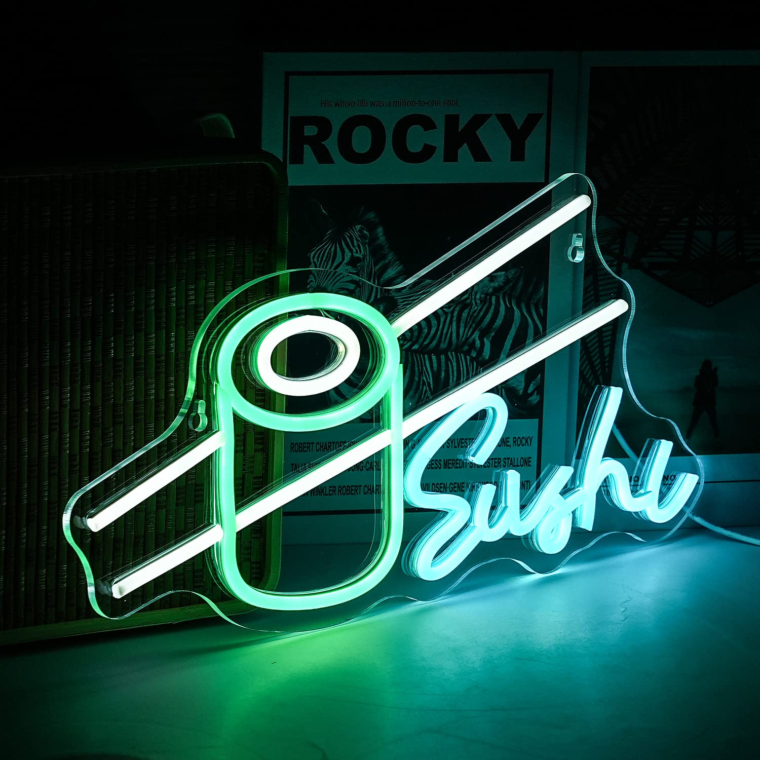 Sushi Neon Sign Bar Wine Glass – Party Games Shop Bewertung und Preis