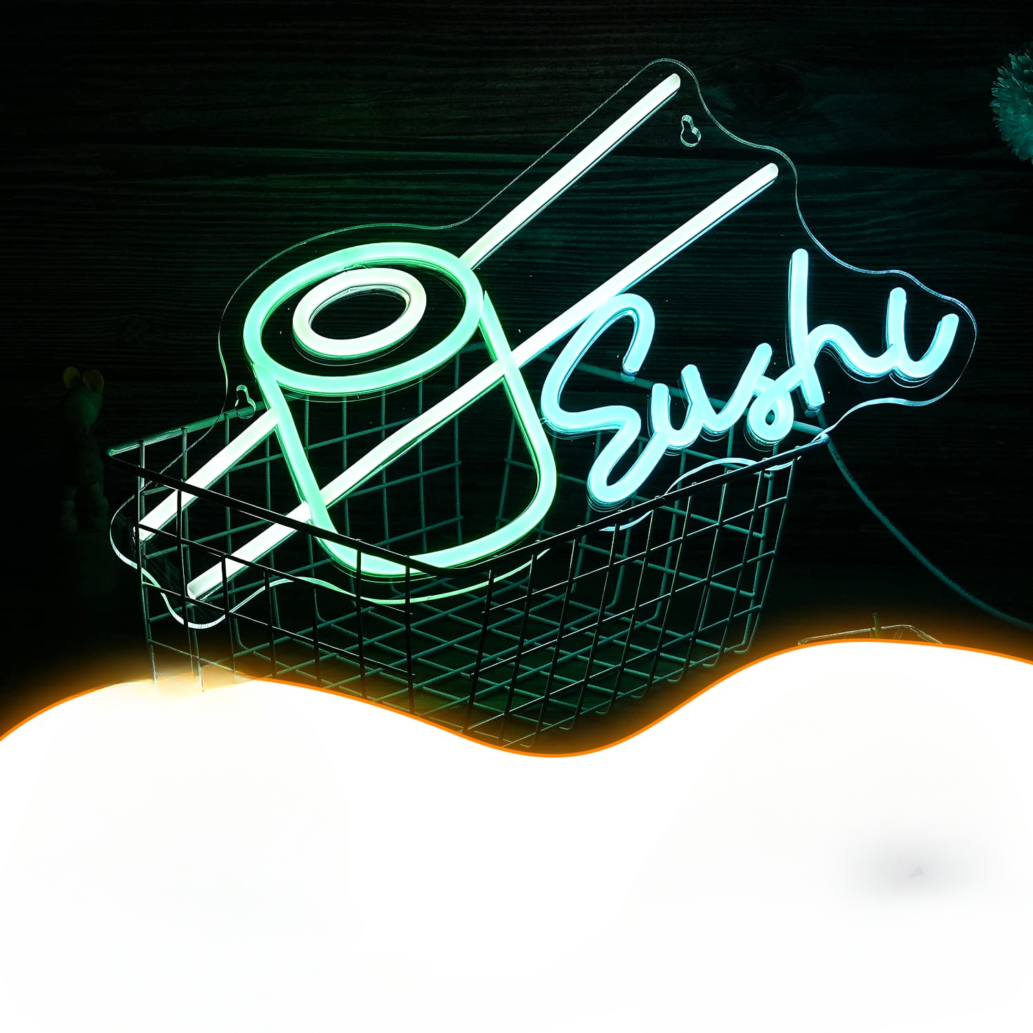 Sushi Neon Sign Bar Wine Glass – Party Games Shop Bewertung und Preis