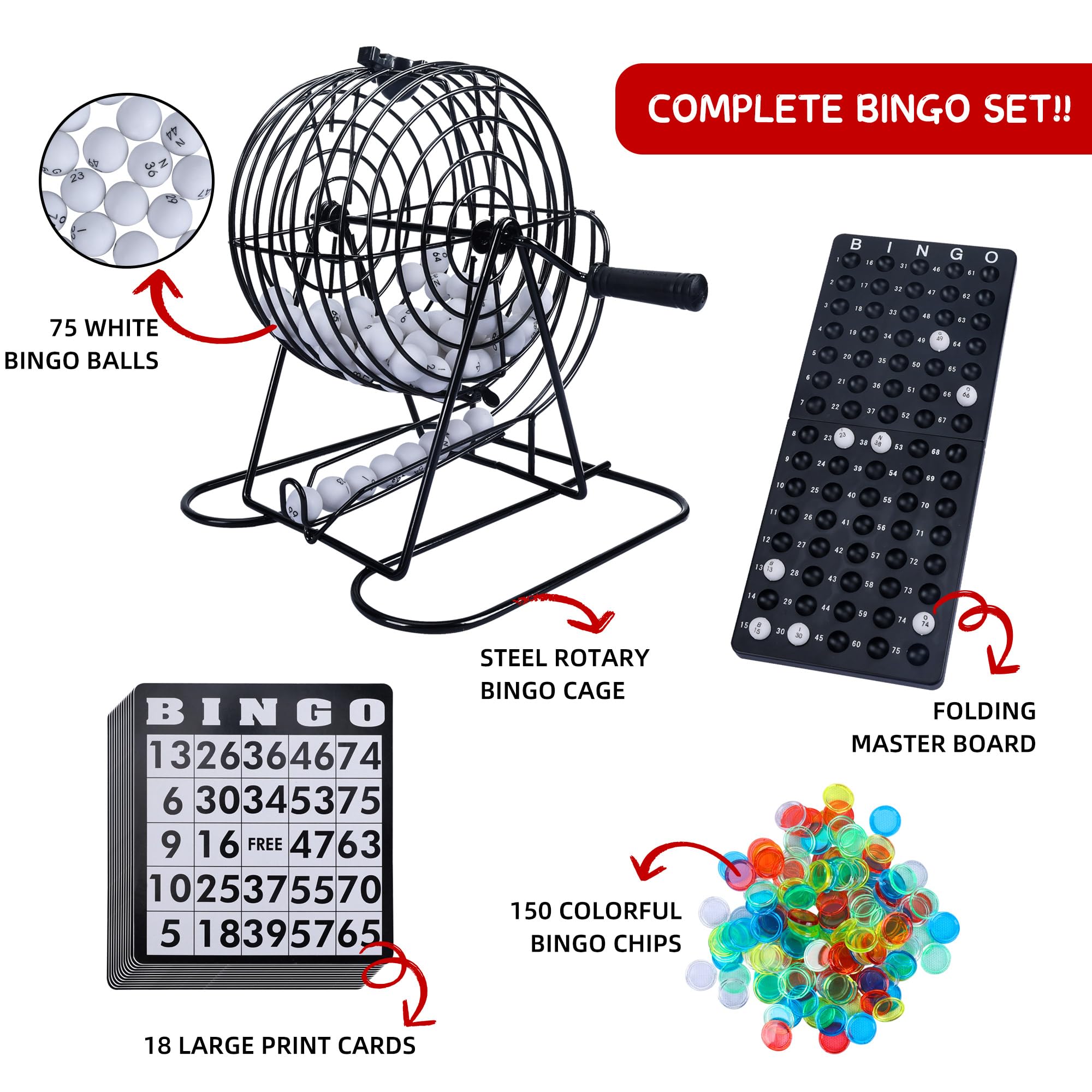 Bingo Game Set for Adults and  – Party Games For Adults Large Group Bewertung und Preis