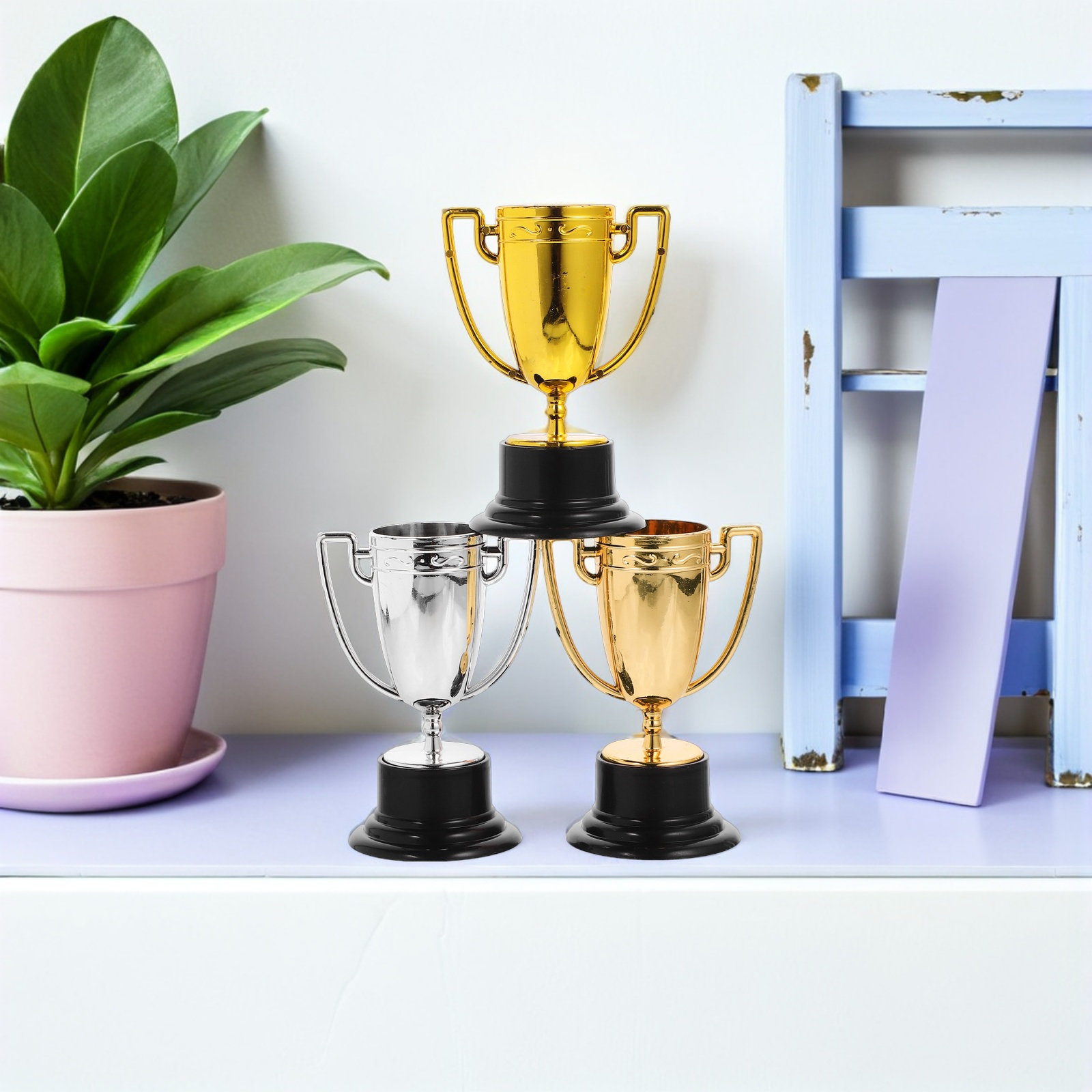 12Pcs Mini Trophy Cups Gold Si – Party Games Competition Bewertung und Preis