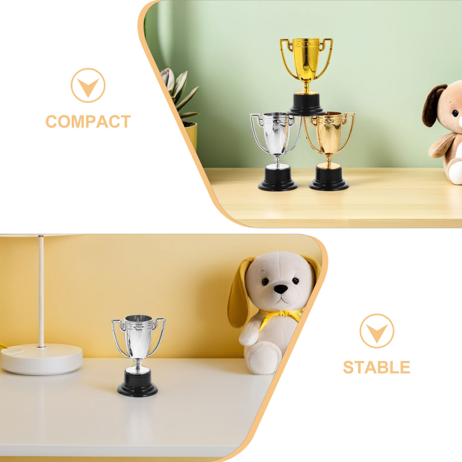 12Pcs Mini Trophy Cups Gold Si – Party Games Competition Bewertung und Preis