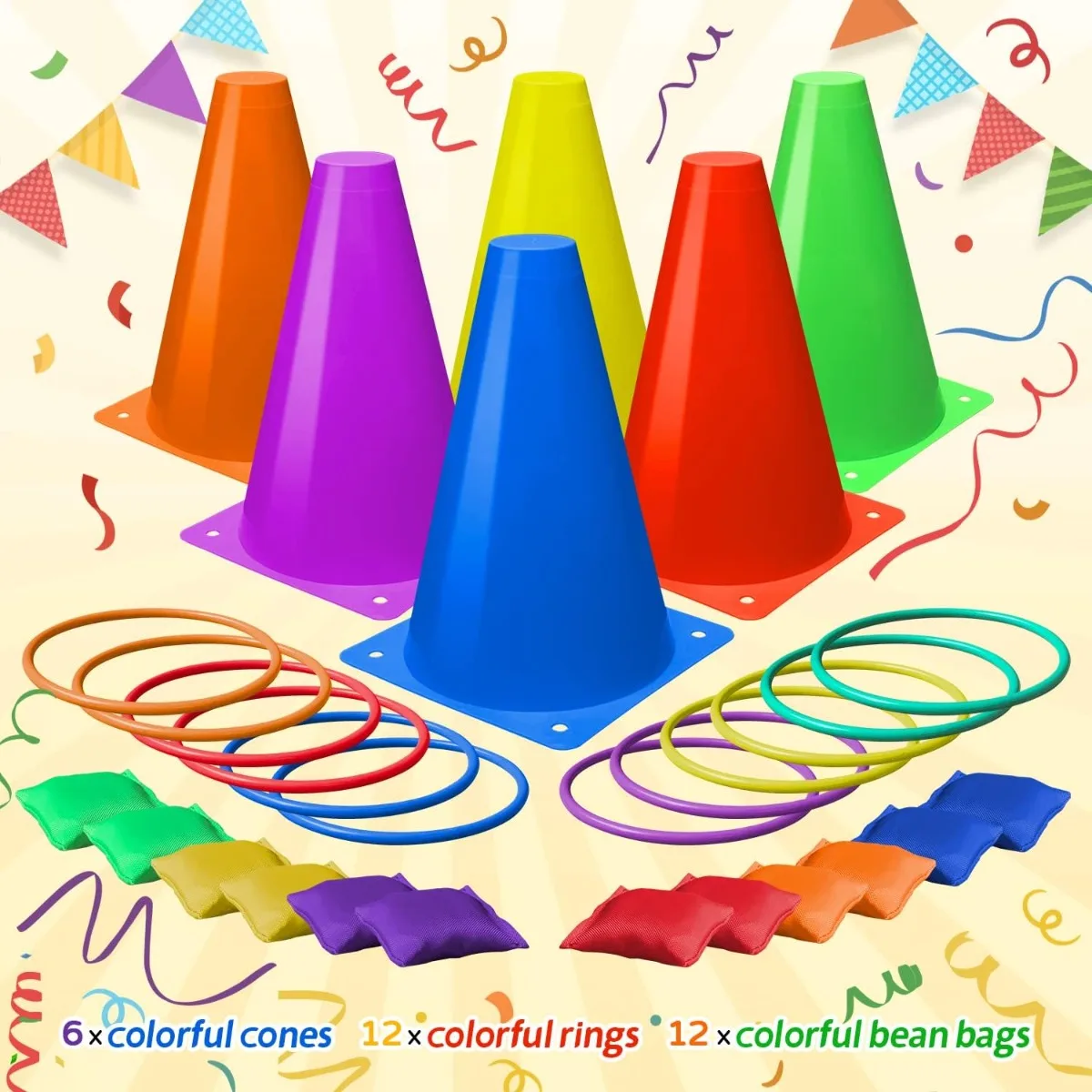 3 in 1 Soft Plastic Cones Bean – Cornhole Board Set Bewertung und Preis